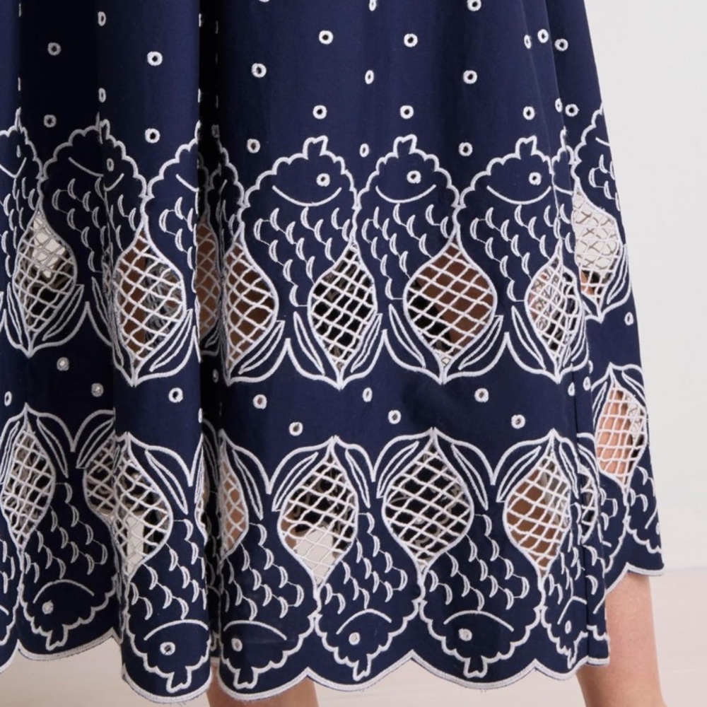 NWT Vineyard Vines Sconset Eyelet Halter Dress XL - Picture 2 of 4